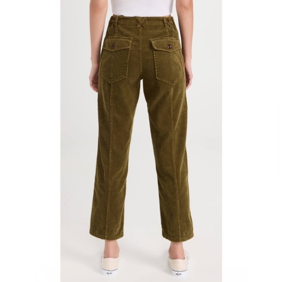 Alex Mill Pants - Alex Mill Neil Straight Leg Corduroy Pants in Deep Olive